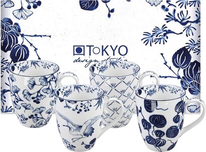 Набор кофейных чашек 4 предмета Flora Japonica TOKYO Design studio