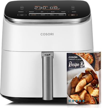 Фритюрница аэрогриль 6 л 1725 Вт White XXL TurboBlaze COSORI