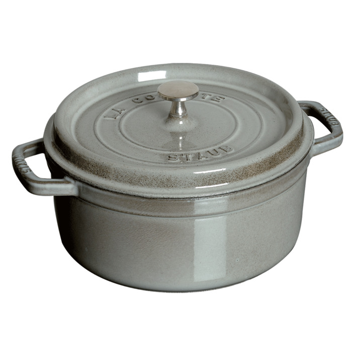 Кастрюля / жаровня 24 см с крышкой Graphite Grey Staub