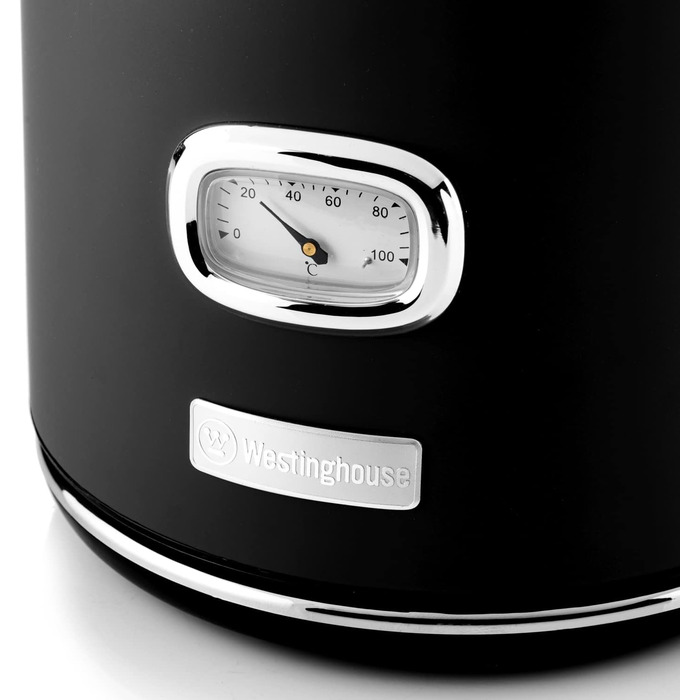 Чайник с индикатором температуры 1,7 л Black Lighting Retro Westinghouse