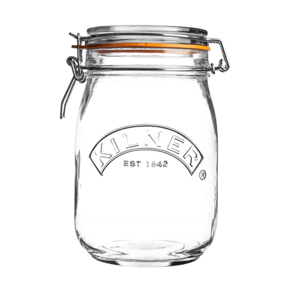 Банка 1 л прозрачная Clip Top Kilner