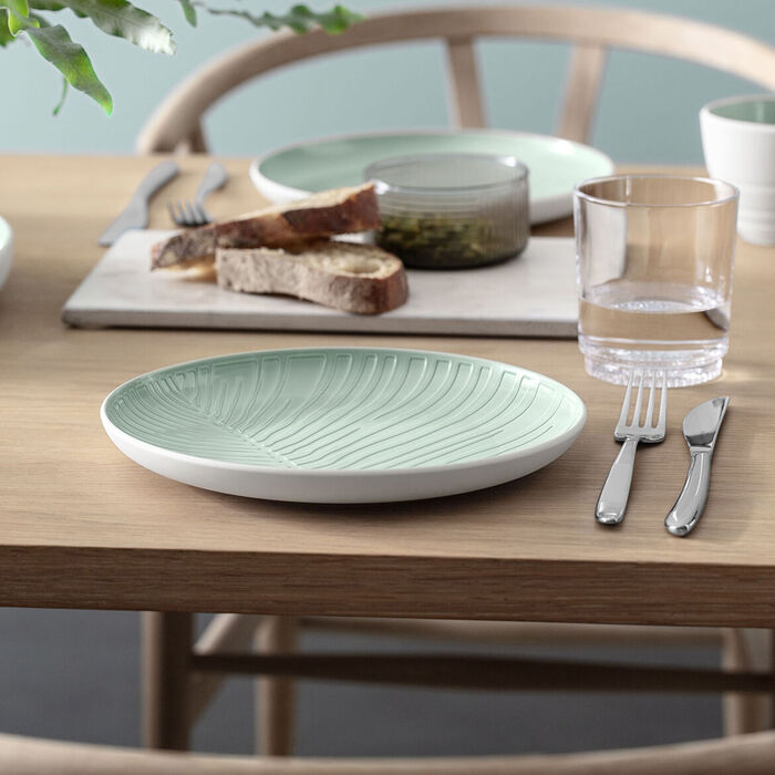 Тарелка 24 х 3 см светло-зелёная Leaf It's my match Villeroy & Boch