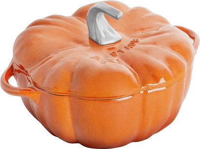 Кокотница в форме тыквы 24 см Orange Staub