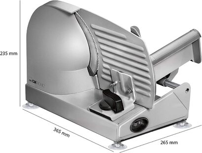 Ломтерезка Clatronic MA 3585 / 150 Вт / регулировка нарезки до 15 мм / нержавеющая сталь