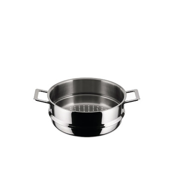 Паровая вставка 24 см металлик Pots & Pans Alessi