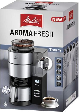 Фильтр-кофеварка 1.25 л, черная Aromafresh Melitta