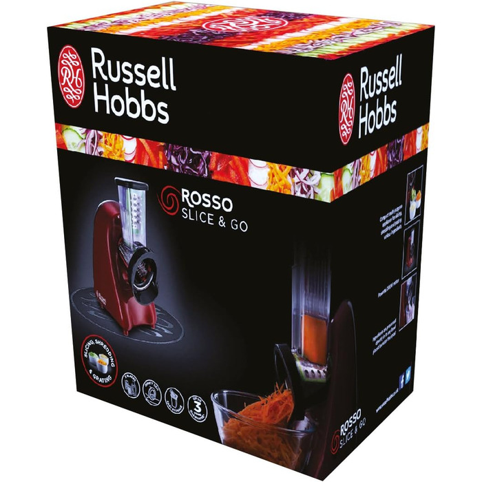 Электрическая терка Russell Hobbs 22280-56 / 200 Вт / красный