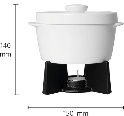Форма для запекания сыра 15 х 14 см White BOSKA