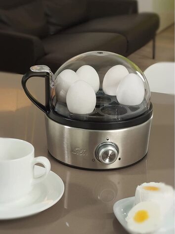 Яйцеварка Solis Egg Boiler & More 827 для 7 яиц, регулировка варки, 3 предмета