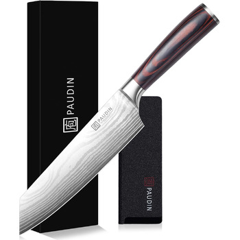 Нож поварской из высокоуглеродистой нержавеющей стали 20 см Kiritsuke PAUDIN
