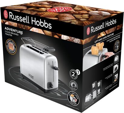 Чайник 1,7 л и тостер Russell Hobbs Adventure