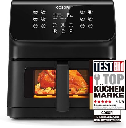 Фритюрница многофункциональная 6,2 л 1700 Вт Black XXL COSORI