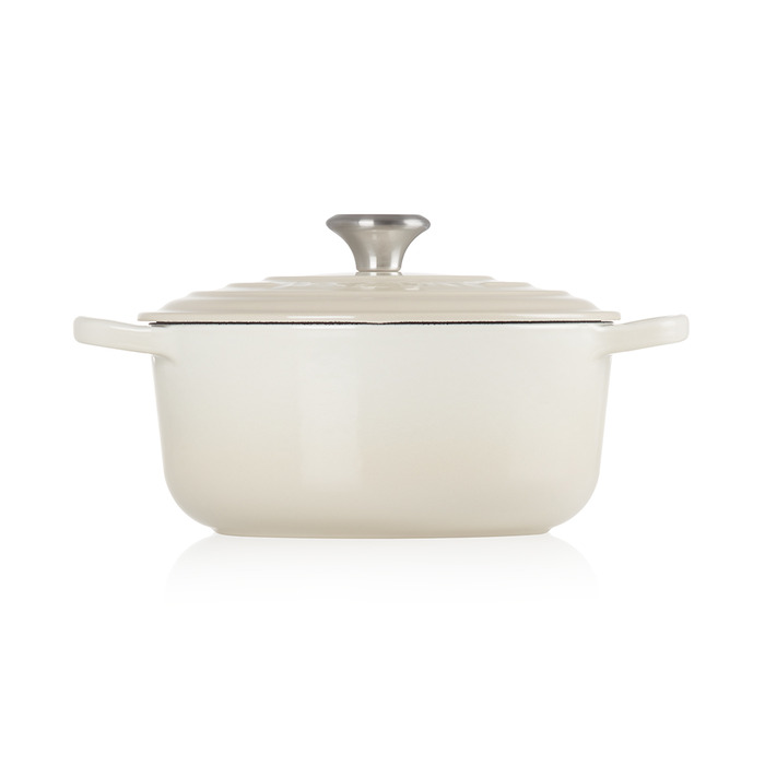 Кастрюля круглая 3,3 л меренга Meringue Le Creuset