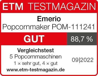 Машина для попкорна 1200 Вт Emerio