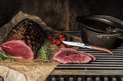 Набор ножей для стейка с футляром 6 предметов Rose Wood Luxury Line Laguiole