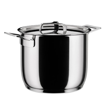 Кастрюля 20 см 5 л металлик Pots & Pans Alessi