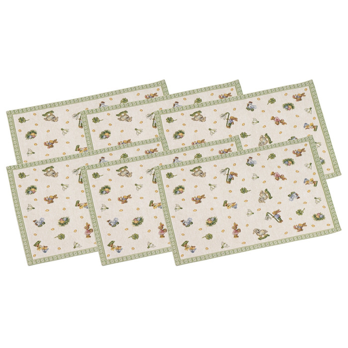 Набор из 6 подставок под тарелку 32 x 48 см Easter Delight Villeroy & Boch