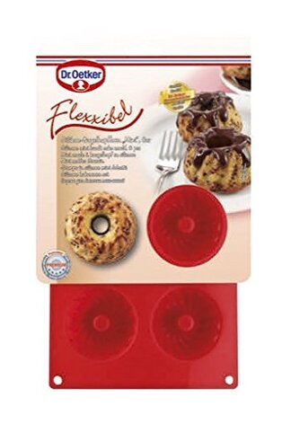 Форма для выпечки на 6 кексов силиконовая Flexxibel Dr. Oetker