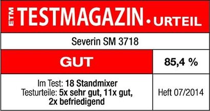 Блендер со стеклянной емкостью 1,5 л SM 3718, 550 Вт SEVERIN