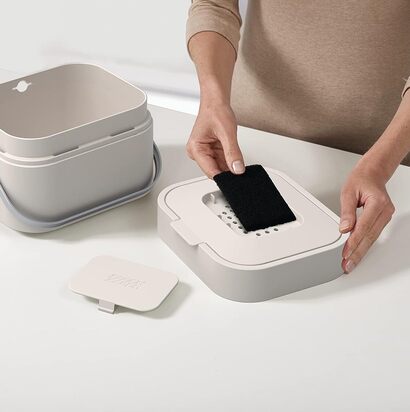 Контейнер для пищевых отходов белый Stack Food Waste Caddy Joseph Joseph