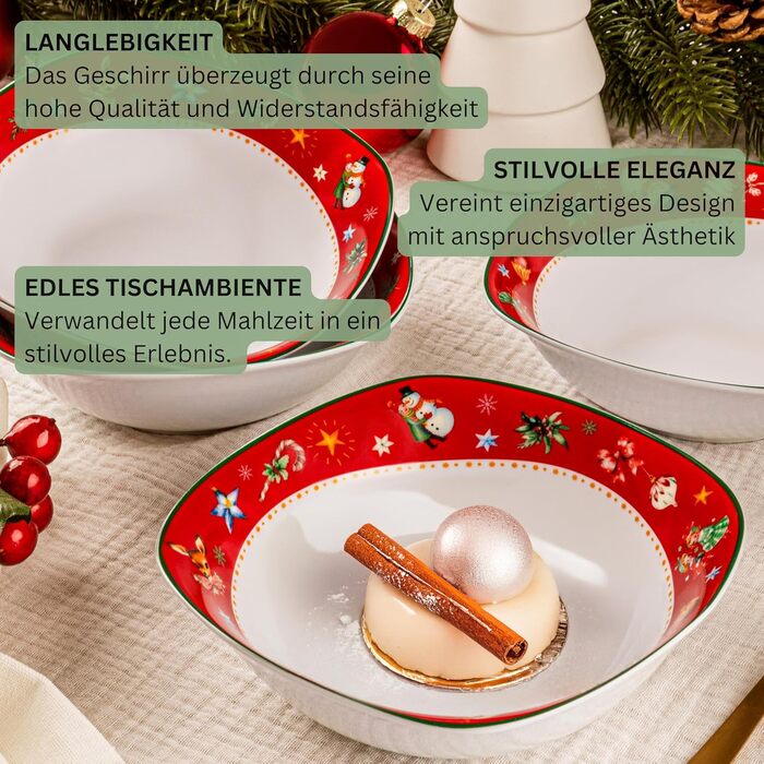 Набор рождественских пиал 0,3 л 6 предметов Bilgola Christmas Design Sänger