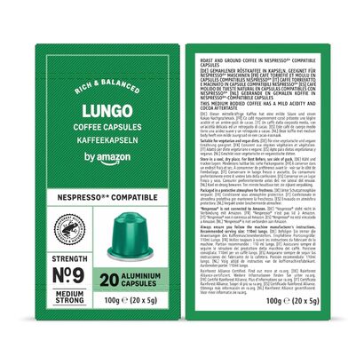 Набор алюминиевых кофейных капсул 5 х 20 шт. Variety Pack Nespresso by Amazon