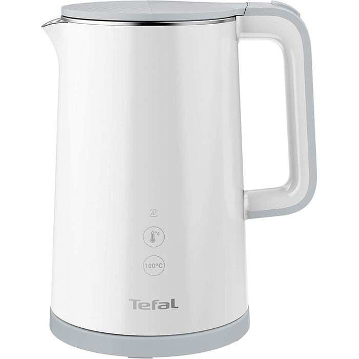 Чайник Tefal KO6931 Sense / емкость 1,5 л цифровой дисплей 5 уровней температур основание на 360 индикатор уровня вод семнй известковй фильтр функция подогрева в течение 30 минут 1800 Вт / белй