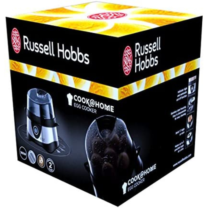 Яйцеварка Russell Hobbs 14048-56 Stylo / 380 Вт / до 7 яиц / нержавеющая сталь