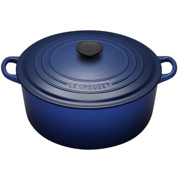 Кастрюля / жаровня 30 см, синий Le Creuset 