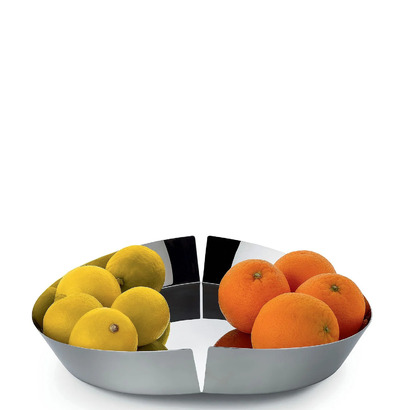 Фруктовница 30х7х31,5 см металлик Broken bowl Alessi