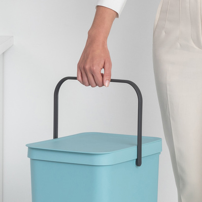 Мусорное ведро 40 л мятное Sort&Go Brabantia