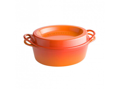 Кастрюля для запекания 30 см оранжевая Le Creuset