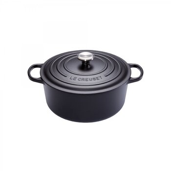 Кастрюля / жаровня 22 см, черный Le Creuset 