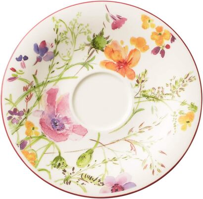 Фарфоровое кофейное блюдце Villeroy & Boch MARIEFLEUR, 16 см, 6 шт.