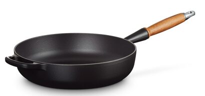 Чугунная сковорода 28 см Matt Black Signature Le Creuset