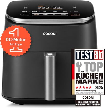 Аэрофритюрница 6 л 1725 Вт Darkgray Turboblaze XXL COSORI