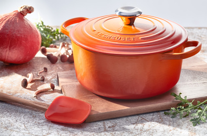 Кастрюля / жаровня 22 см, бирюзовый Le Creuset