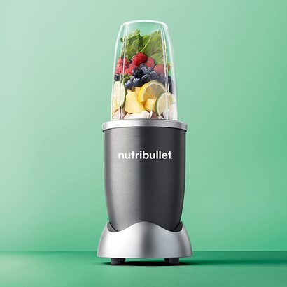 Оригинальная машина для приготовления смузи nutribullet мощностью 600 Вт, простая и бстрая в использовании, Компактная, Легко моющаяся, лектрический блендер, Измельчитель, Блендер для смузи, NB606DG, 1 упаковка, комплект из 3 аксессуаров Один