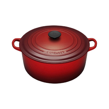 Кастрюля / жаровня 22 см, бордовый Le Creuset 