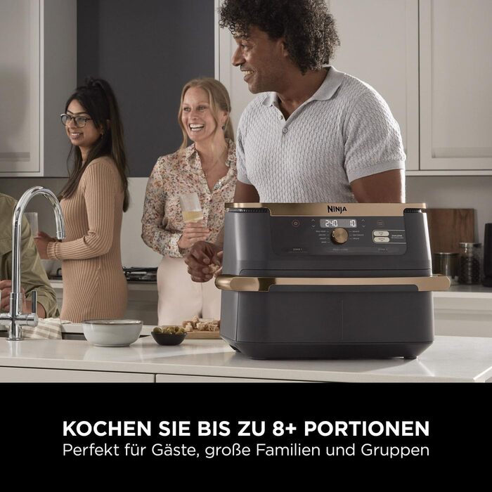 Фритюрница аэрогриль 10,4 л AF500EUCP Foodi FlexDrawer Ninja