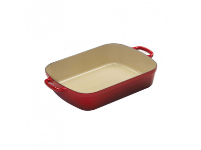 Жаровня 37 х 29 см красная Le Creuset