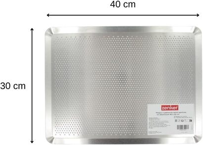 Противень алюминиевый 40 x 30 x 1,5 см Zenker