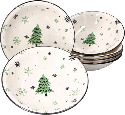 Набор рождественских суповых тарелок 0,45 л 6 предметов MamboCat