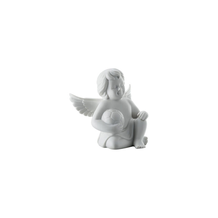 Фигурка "Ангел с футбольным мячом" 12 см матовая Angels Rosenthal