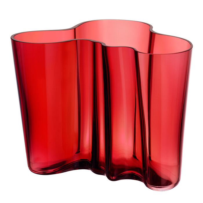 Ваза 16х19х20 см красная Aalto Iittala