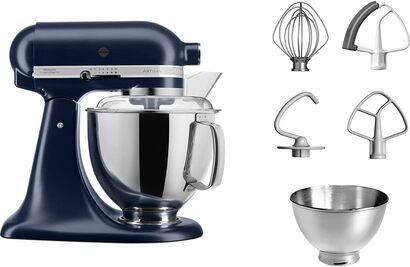 Кухонный комбайн 4.8 л 500 Вт, 10 скоростей, чернильно-синий Artisan ‎5KSM175PSEIB KitchenAid